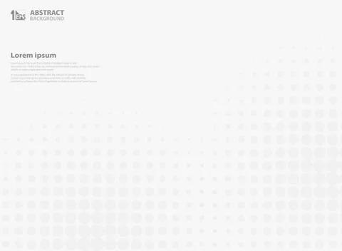 Abstract halftone circle background of gray. Stock Illustration