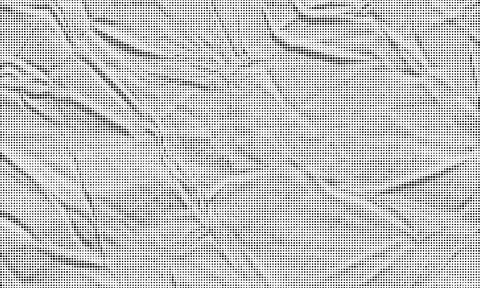 Abstract halftone circular dot texture with wave patterns for artistic back.. Illustrazione stock