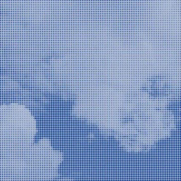 Abstract Halftone Cloudy Sky Background Cloudscape Illustrazione stock