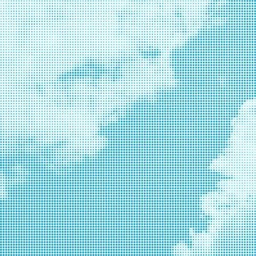 Abstract Halftone Cloudy Sky Background Cloudscape Stock Illustration