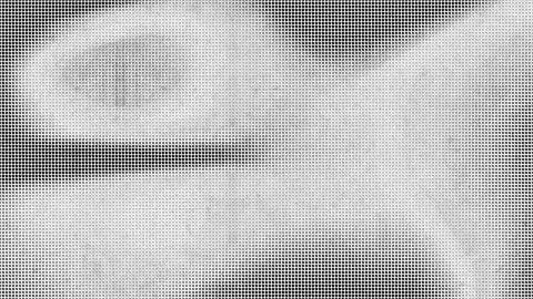 Abstract Halftone Displacement Background With Black And White Grid Patterns Video stock 311788792