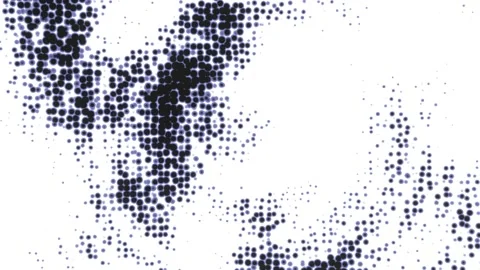 Abstract Halftone Dot Animation on White Background for Modern Design. 스톡 동영상 313309658