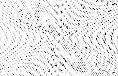 Abstract Halftone Dot Gradient with grunge paint splash texture, イラスト素材