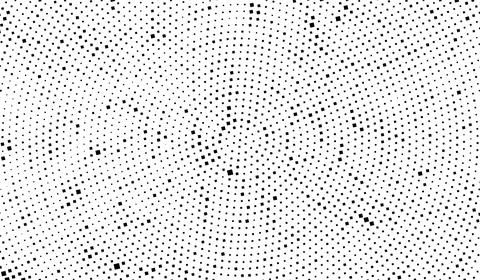 Abstract Halftone Dot Gradient with grunge paint splash texture, Stock Illustration
