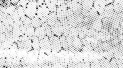 Abstract Halftone Dot Gradient with grunge paint splash texture, イラスト素材