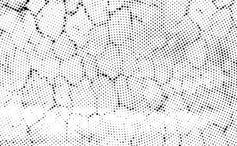 Abstract Halftone Dot Gradient with grunge paint splash texture, イラスト素材