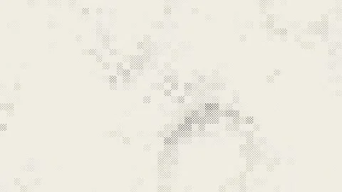 Abstract halftone dot pattern animation with circular motion Vídeo Stock 336776273
