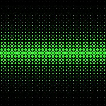 Abstract halftone dot pattern background - vector graphic from green circles 스톡 일러스트