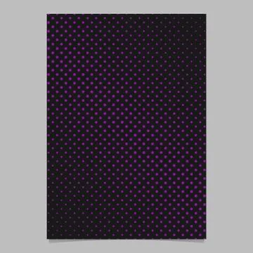 Abstract halftone dot pattern background poster template Illustrazione stock