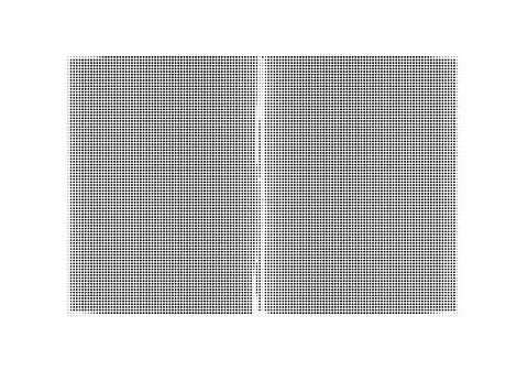 Abstract halftone dot pattern background with vertical separation line. Stock Illustration