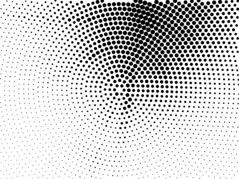 Abstract halftone dot pattern background Illustrazione stock