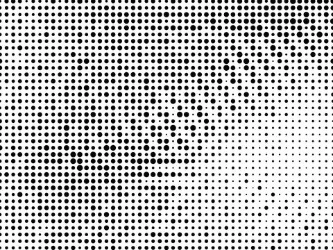 Abstract halftone dot pattern background texture イラスト素材