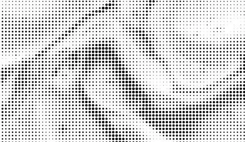 Abstract halftone dot pattern in black and white with vector graphic style for Stock Illustration