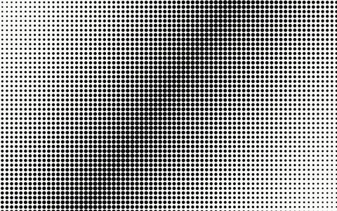 Abstract halftone dot pattern with gradient effect for graphic design Illustrazione stock