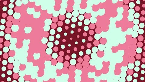 Abstract halftone dot pattern in pink and mint green イラスト素材