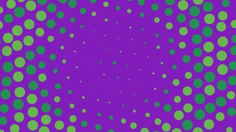 Abstract halftone dot pattern with purple and green colors 库存插图