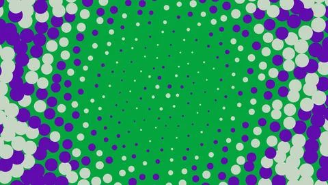 Abstract halftone dot pattern with purple and grey circles 库存插图