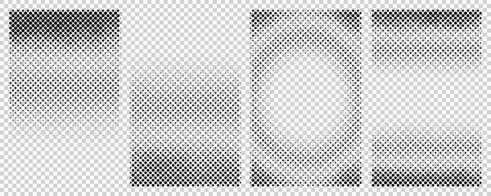 Abstract halftone dot pattern texture for modern design projects. Stock Illustration