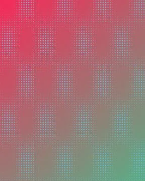 Abstract Halftone Dot Pattern with Vibrant Pink and Green Gradient Background Ilustração Stock