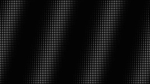 Abstract halftone dot wave pattern moving on a black background Stock Footage 335933654