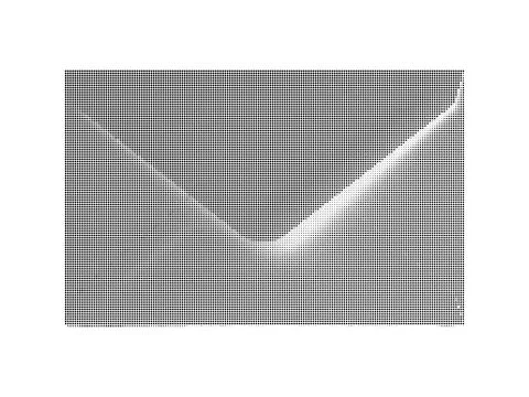 Abstract halftone dot wave pattern rendered with gradient monochromatic tex.. Stock Illustration