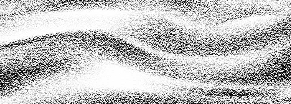 Abstract halftone dot waves on white background Stock Illustration