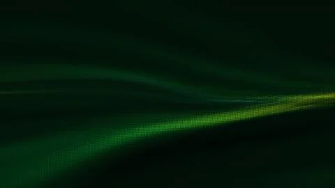 Abstract Halftone Dots Background with Green and Black Swirl Blur Pattern イラスト素材