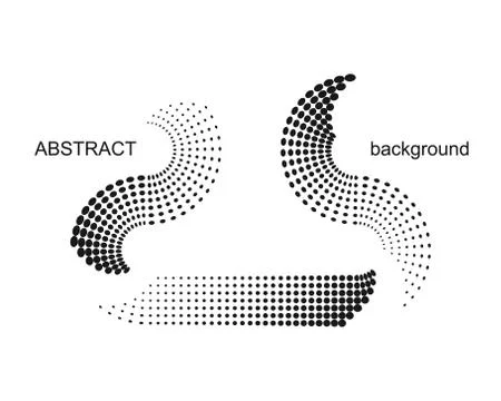 Abstract halftone dots background. Stock Illustration