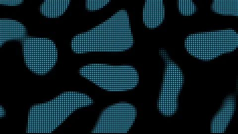 Abstract Halftone Dots Digital Liquid Flow Technology Stock Footage 318768849