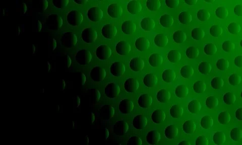 Abstract halftone dots dotted on dark green background. Stock Illustration