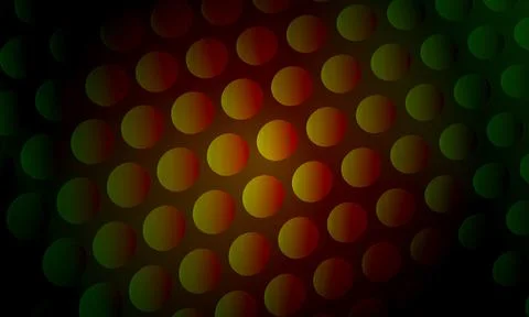 Abstract halftone dots dotted on dark gold background.	 Illustrazione stock