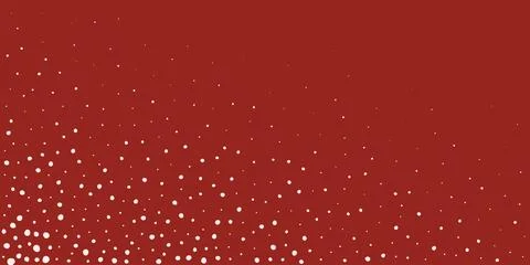 Abstract Halftone Dots Gradient. White on red Stippled Texture with Distressed Stock Illustration