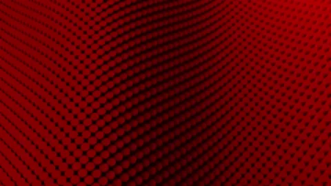 Abstract halftone dots pattern background loop red Video stock 201100733