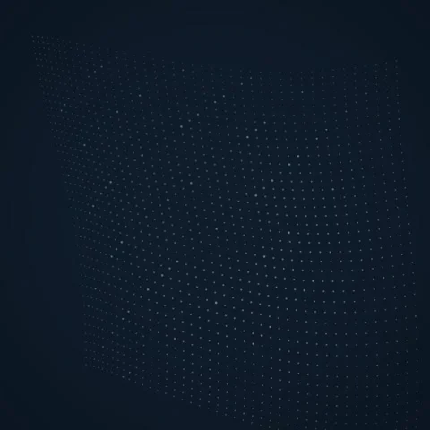Abstract Halftone Dots Pattern Background - Dark Blue Geometric Gradient Stock Footage 347811141