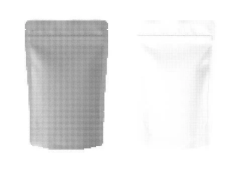 Abstract halftone dots pattern, gradient vector illustration with optical i.. Stock Illustration