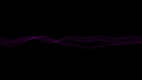 Abstract Halftone dots wave animation background. Stock Footage 289427059