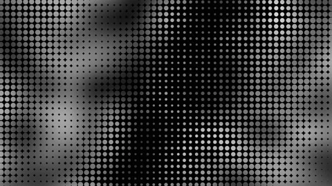 Abstract halftone dotted animation Stock Footage 222561825