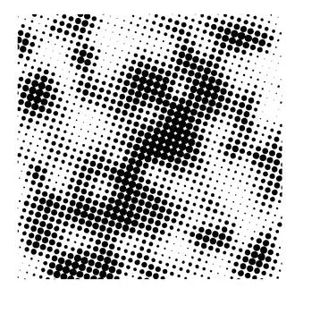 Abstract halftone dotted pattern background texture. Stock Illustration
