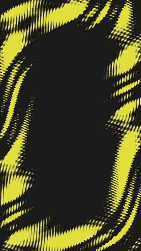 Abstract halftone fluid motion frame. Scratched pop art wavy dynamic dotted Stock Footage 324241744