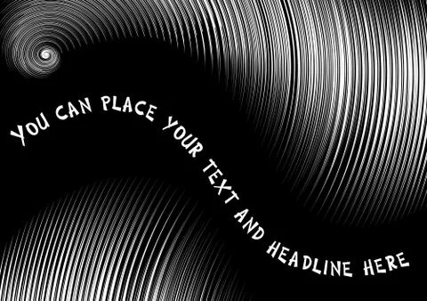 Abstract halftone lines background tempate with space for text, vector Stock Illustration