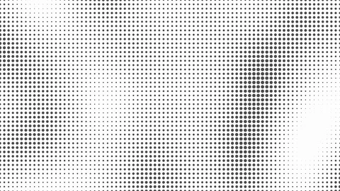 Abstract halftone motion background. Moving dots seamless loop Stock Footage 113160782