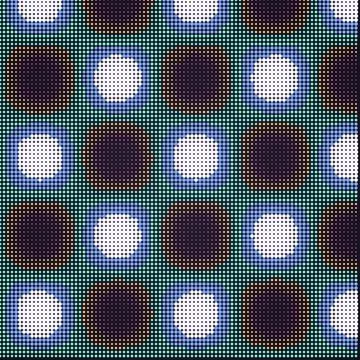 Abstract Halftone Pattern Background with Geometric Circles and Vibrant Gra.. Stock Illustration
