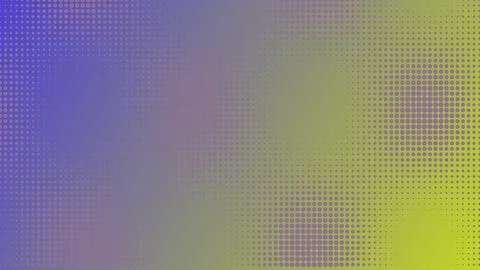 Abstract Halftone Pattern Background with Purple to Yellow Gradient and Pop.. Stock Illustration
