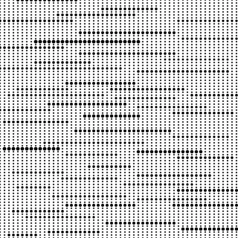 Abstract halftone pattern. Black and white background. Vector Stock Illustration