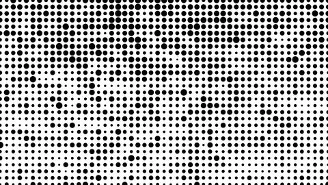 Abstract halftone pattern with black dots on a white background Stock Illustration
