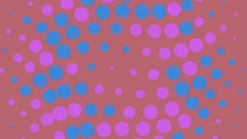Abstract halftone pattern with blue and purple circles 스톡 일러스트