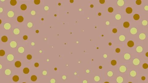 Abstract halftone pattern with circles on a pink background Illustrazione stock