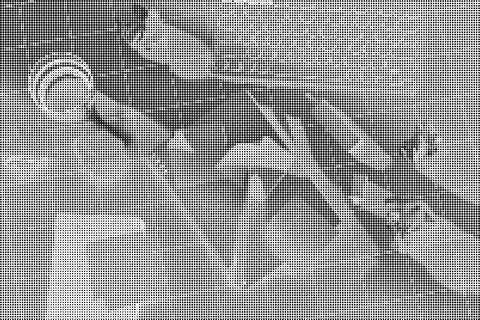 Abstract halftone pattern with diagonal black lines on white background diag Illustrazione stock