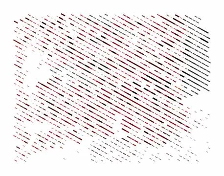 Abstract halftone pattern with diagonal dashed lines. Red and grey geometri.. 스톡 일러스트
