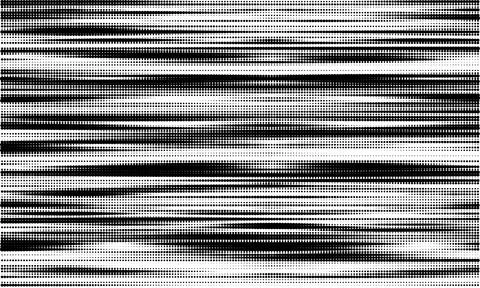 Abstract halftone pattern with horizontal blurry lines for modern dynamic Illustrazione stock
